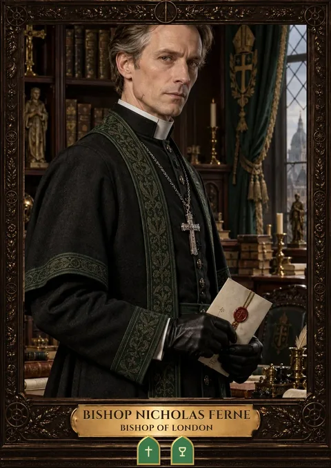 Portrait of Bishop Nicholas Ferne