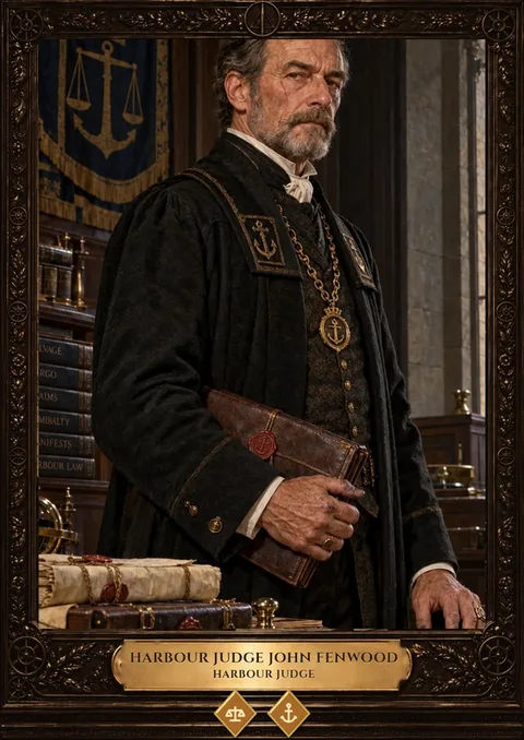 Portrait of Harbour Judge John Fenwood
