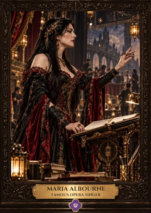 Portrait of Maria Albourne