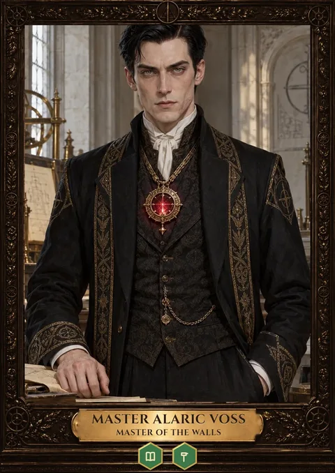 Portrait of Master Alaric Voss