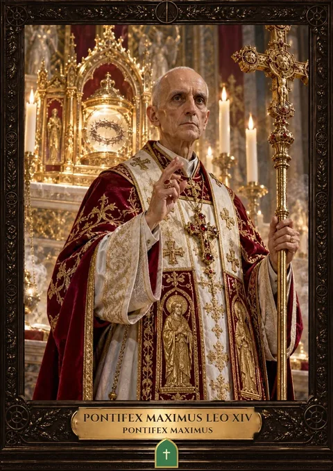 Portrait of Pontifex Maximus Leo XIV