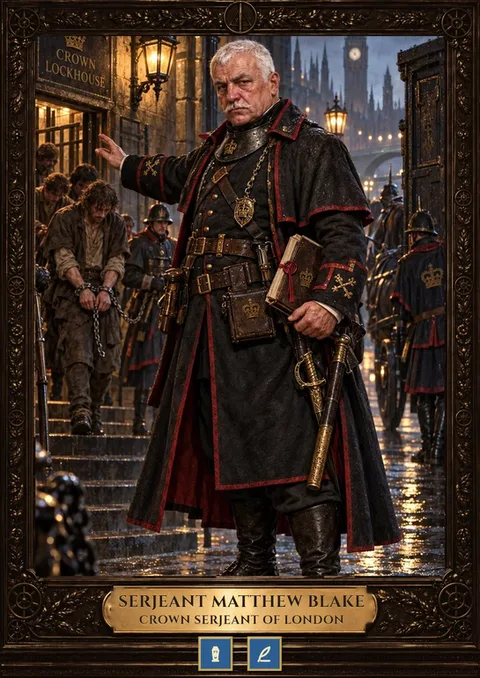 Portrait of Serjeant Matthew Blake